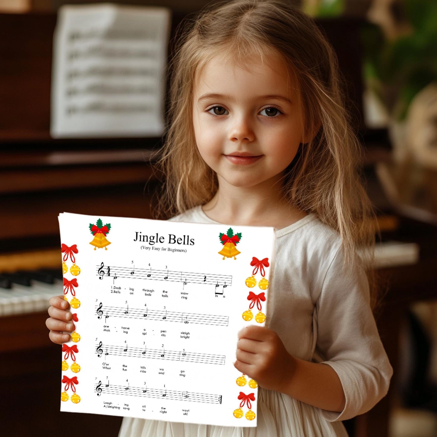 - Grade 0 - Easy Piano Sheet for Beginners | Colorful Notes + Finger Numbers | Educational Piano Resource
