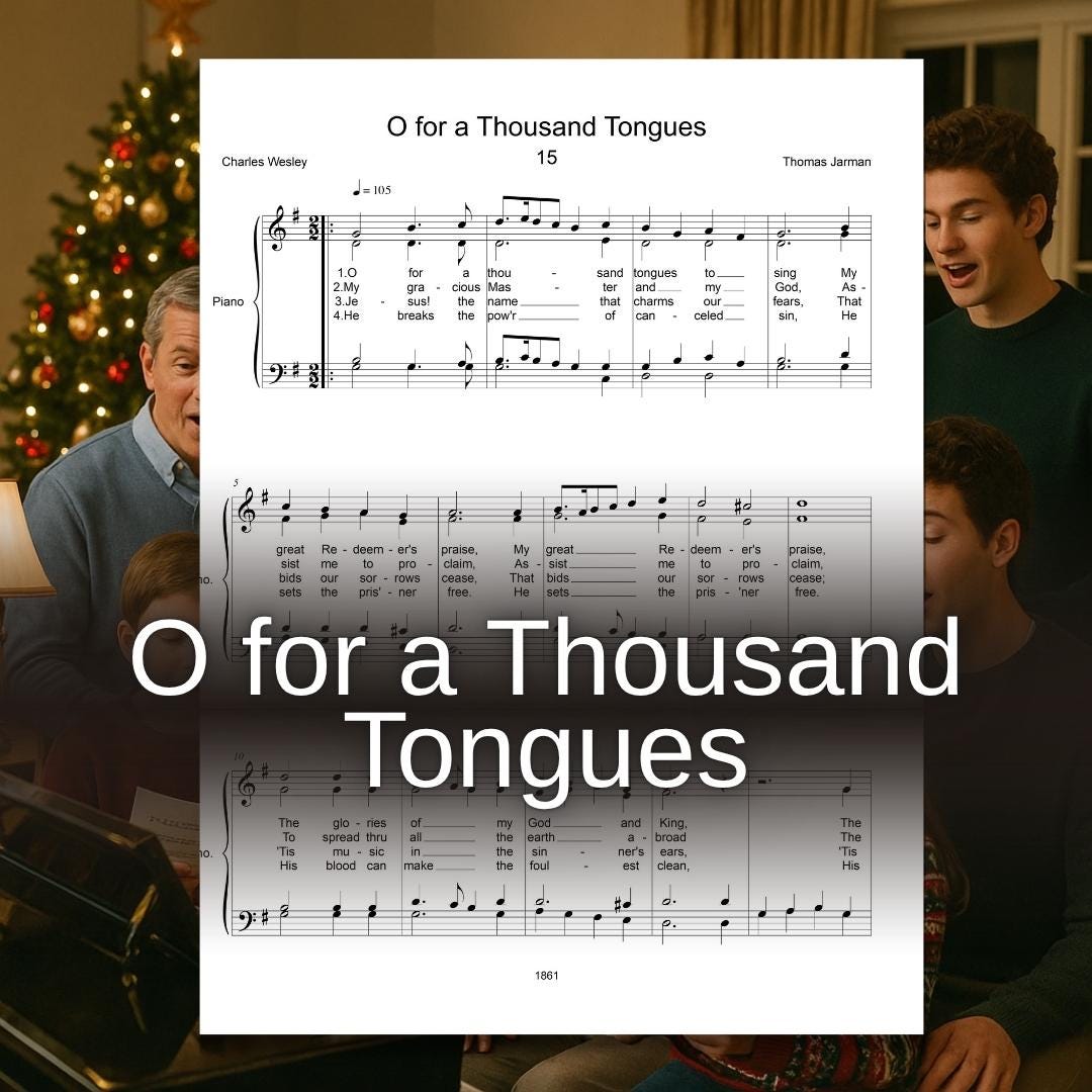 O for a Thousand Tongues  - Charles Wesley | SATB Choir Sheet Music PDF