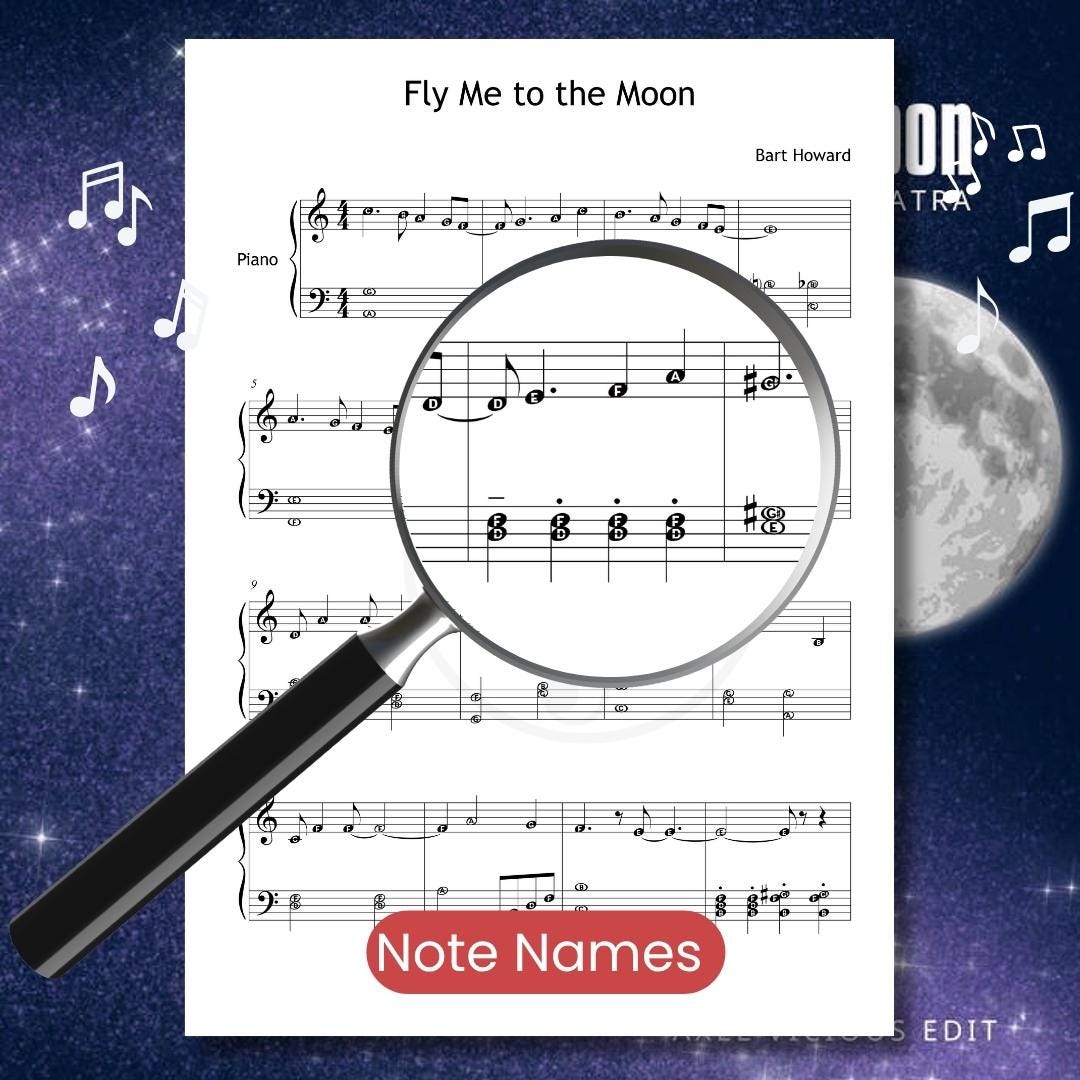 Fly Me to the Moon | Grade 3 & 4 Jazz Standard Piano PDF