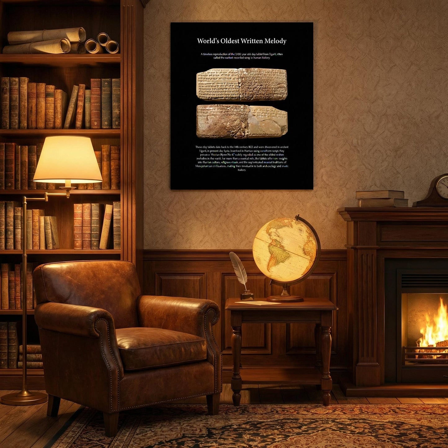 Hurrian Hymn Poster - Ancient Composer | Printable Music PDF Digital Download Teacher Gift