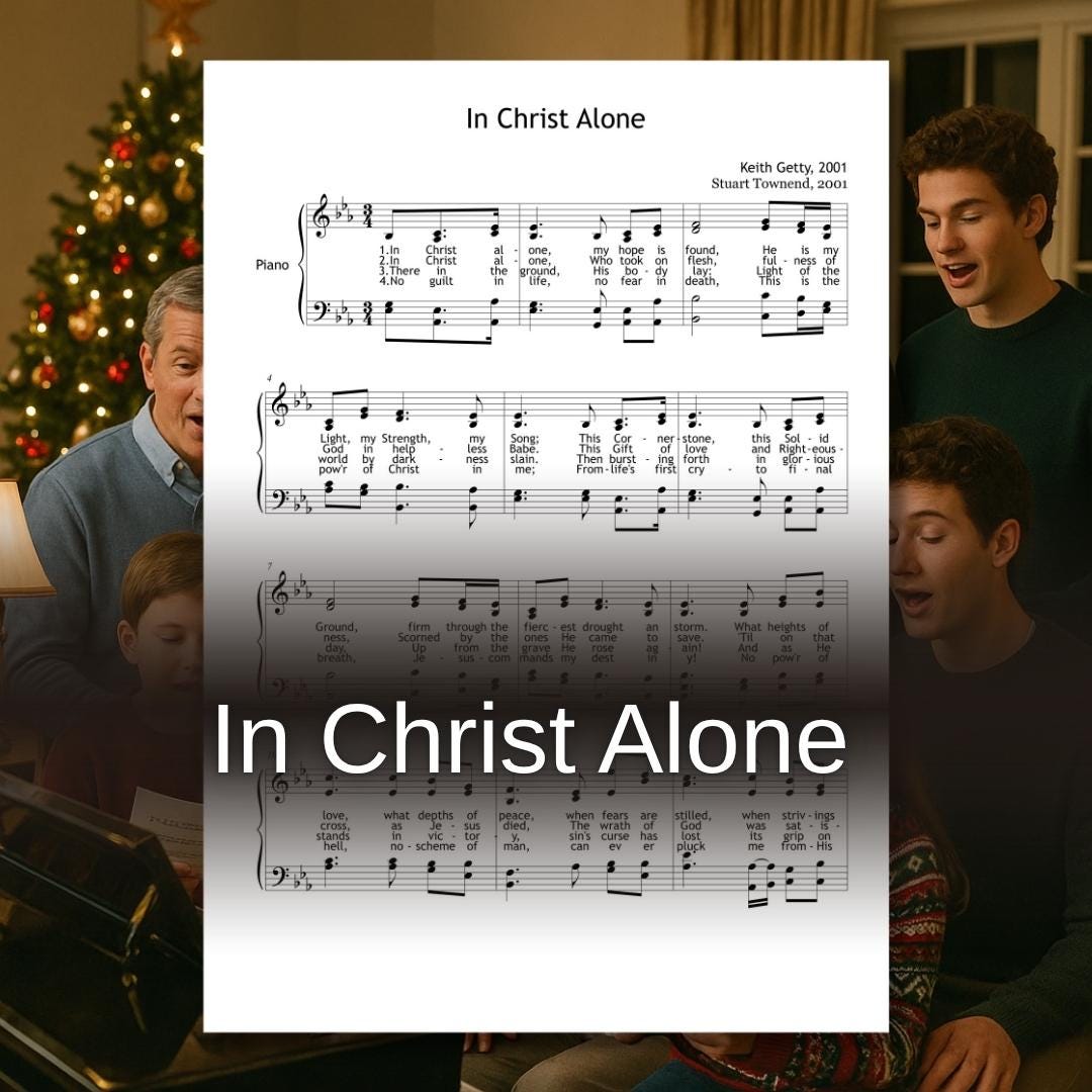 In Christ Alone - SATB Choir Music With Piano Accompaniment Score PDF