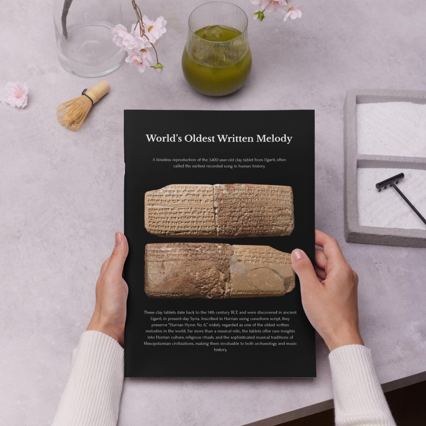 Hurrian Hymn Poster - Ancient Composer | Printable Music PDF Digital Download Teacher Gift