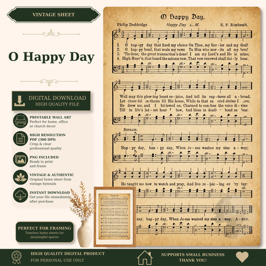 The image is a vintage sheet music and sheet print, featuring a digital download, printable wall art, high-resolution capabilities, and a vintage aesthetic.
