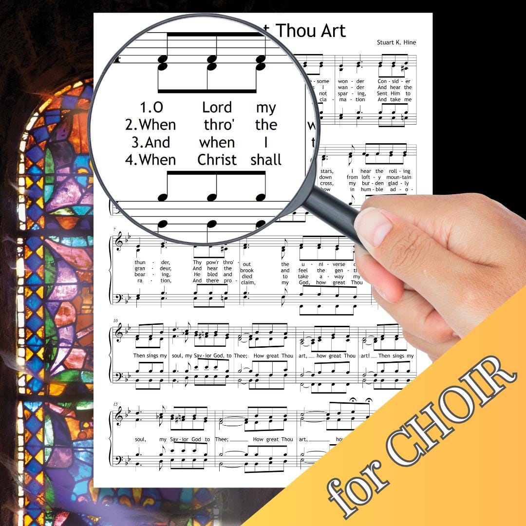 How Great Thou Art by MuzikAkademik – downloadable and simplified piano sheet music PDF includes a reference MP3 file for learning tempo, phrasing, and vocal-piano coordination.