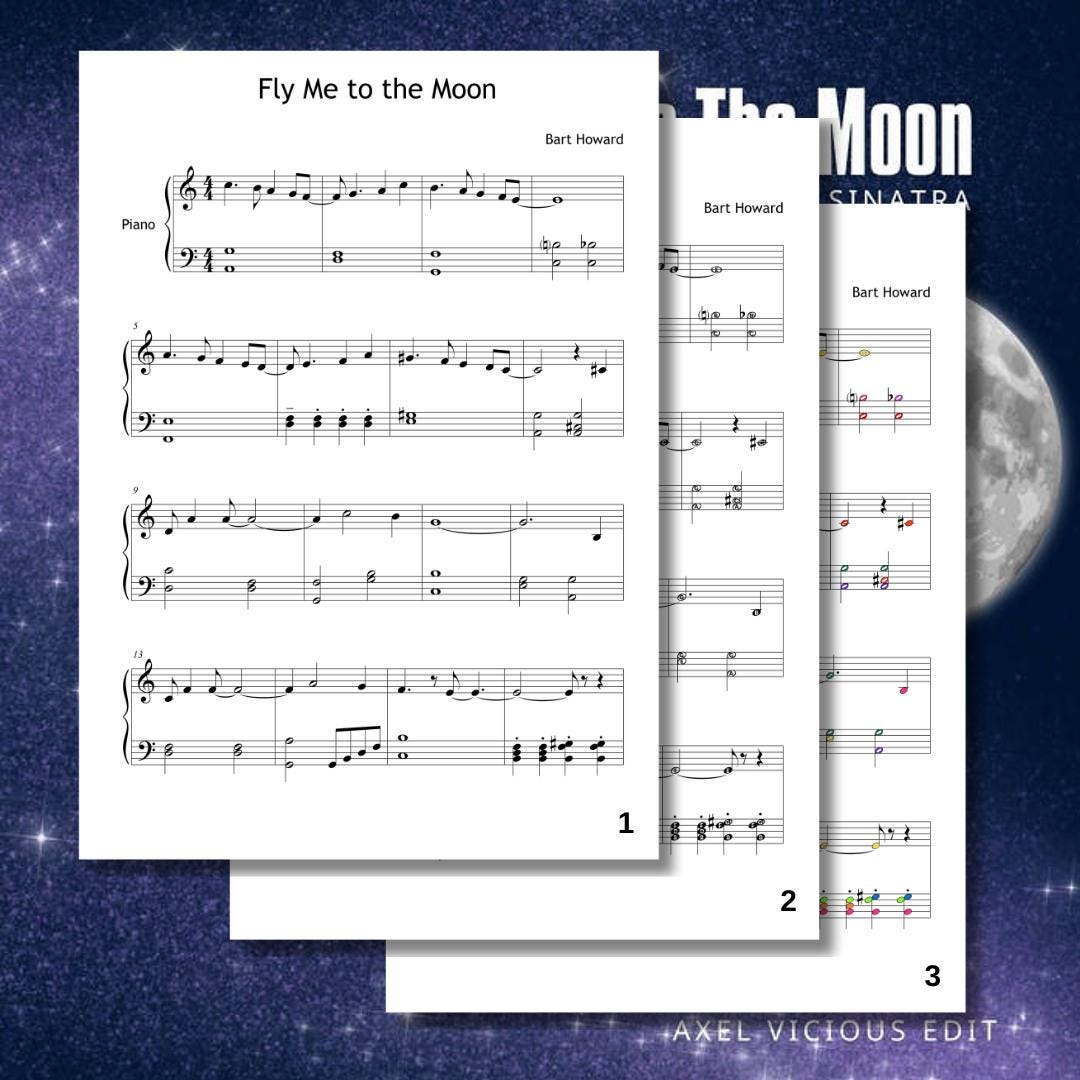 Fly Me to the Moon | Grade 3 & 4 Jazz Standard Piano PDF