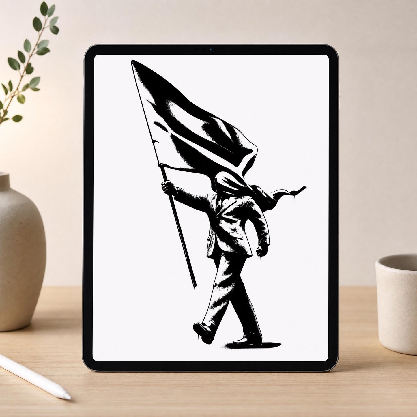 Blind Patriotism protest art printable digital download inspired by street art culture, monochrome design for modern, artistic, and thought-provoking interiors

Minimalist Banksy inspired Blind Patriotism wall decor printable with sharp lines and symbolic expression, PNG PDF files ready for high-quality printing

Blind Patriotism digital wall art printable black white stencil style inspired by urban protest themes, modern conceptual artwork for home and studio use