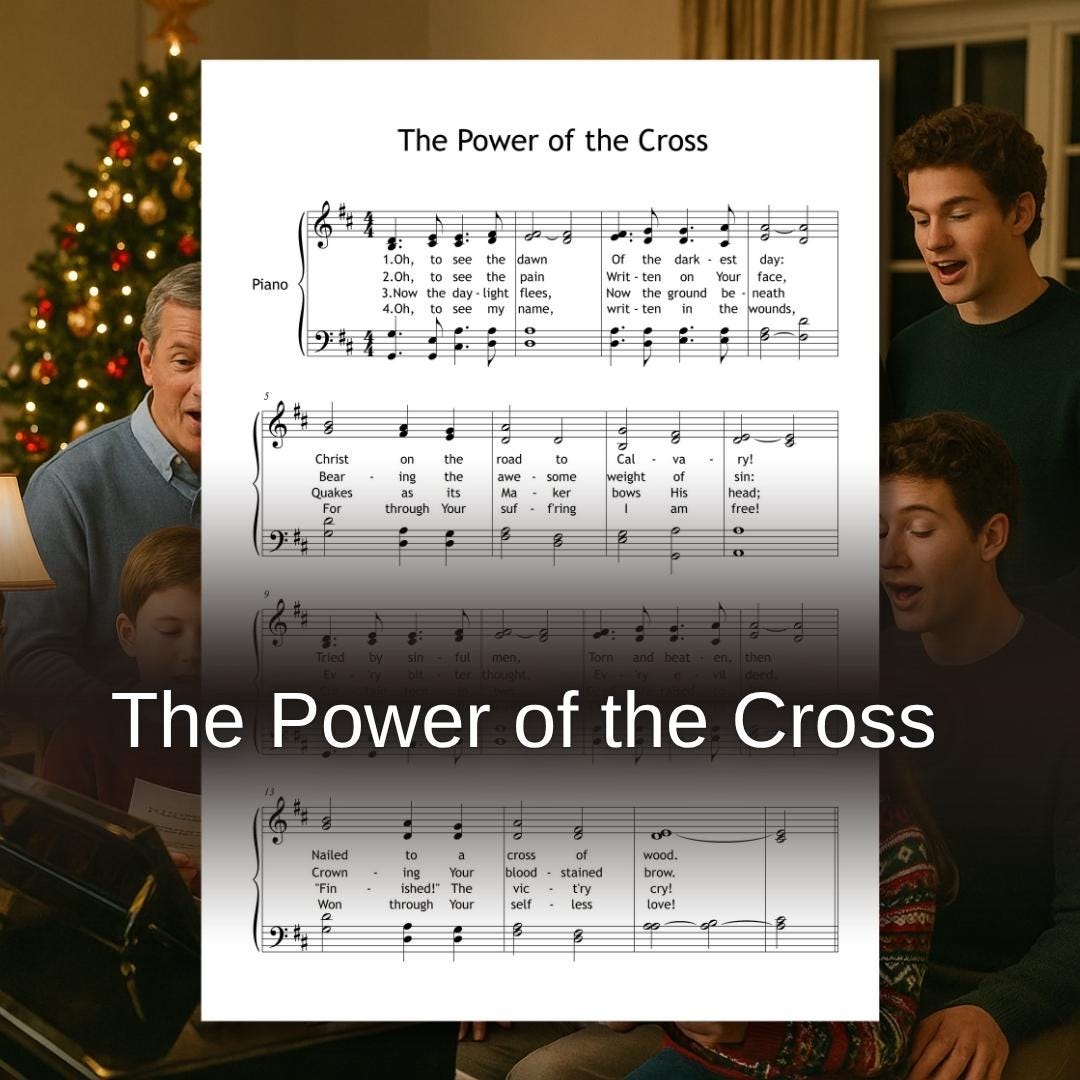 The Power of the Cross - SATB Choir Sheet Music with Piano Accompaniment PDF