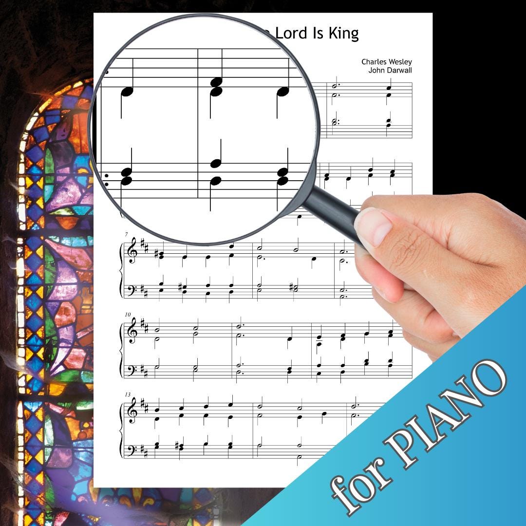Rejoice The Lord Is King | Color Coded Notes & Printable Hymn PDF