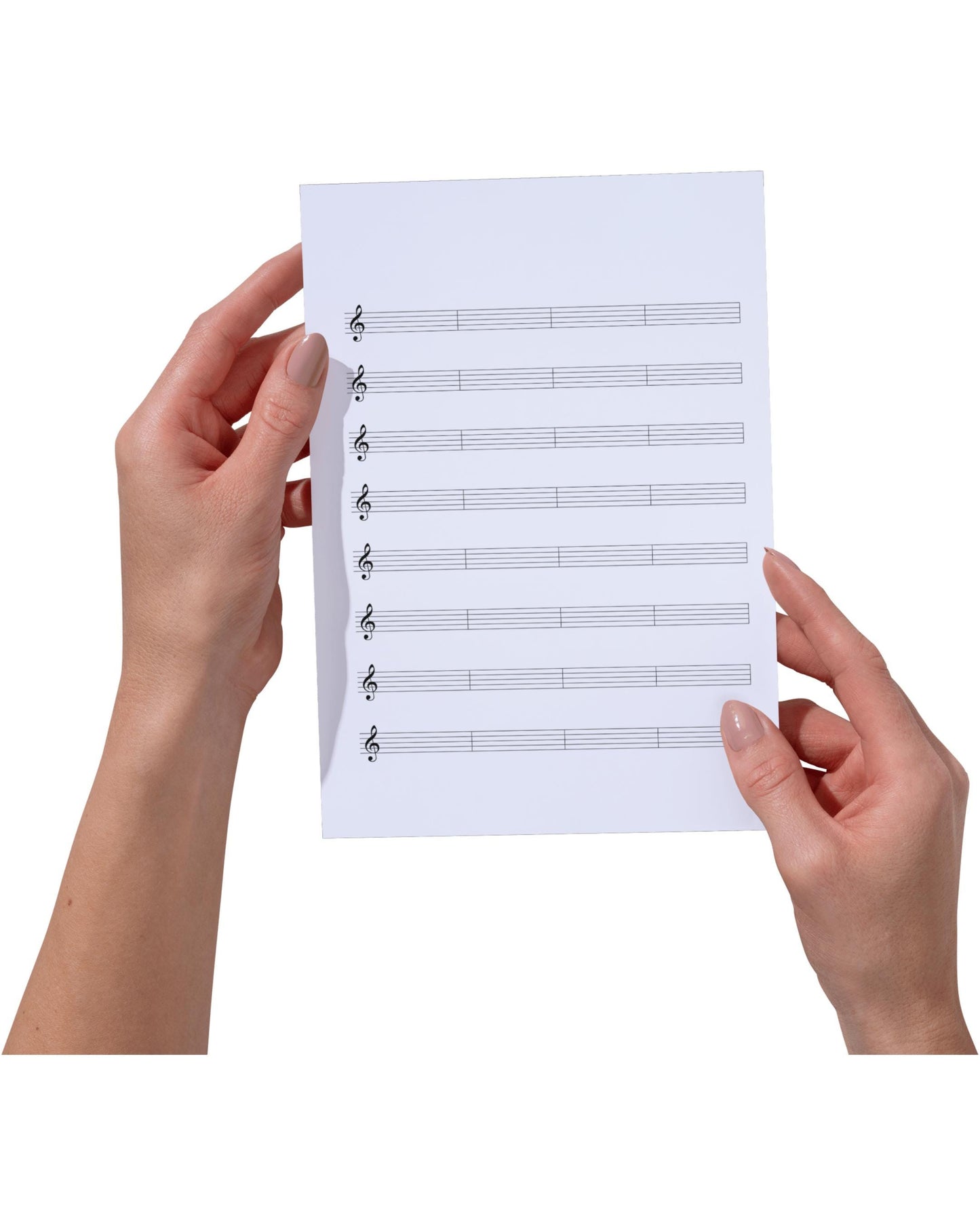 Printable Music Manuscript Paper – A4 Staff Sheets with Treble & Bass Clef PDF Download