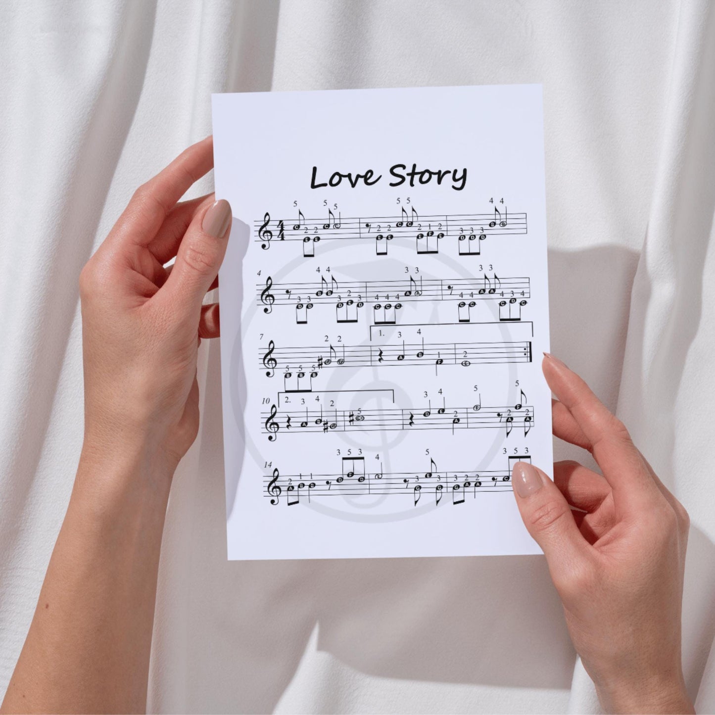 Love Story | Grade 0 Beginner Piano Sheet Music PDF Download with Color Coded Notes and Video Tutorial