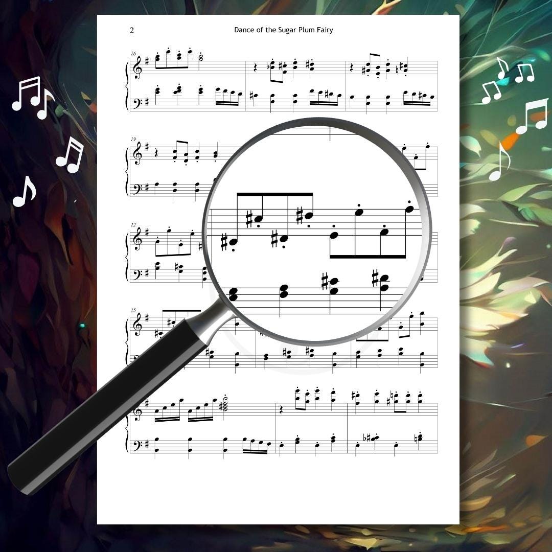 Sugar Plum Fairy Sheet Music – Grade 5 Ballet Piano Sheet | Tchaikovsky Nutcracker PDF Download