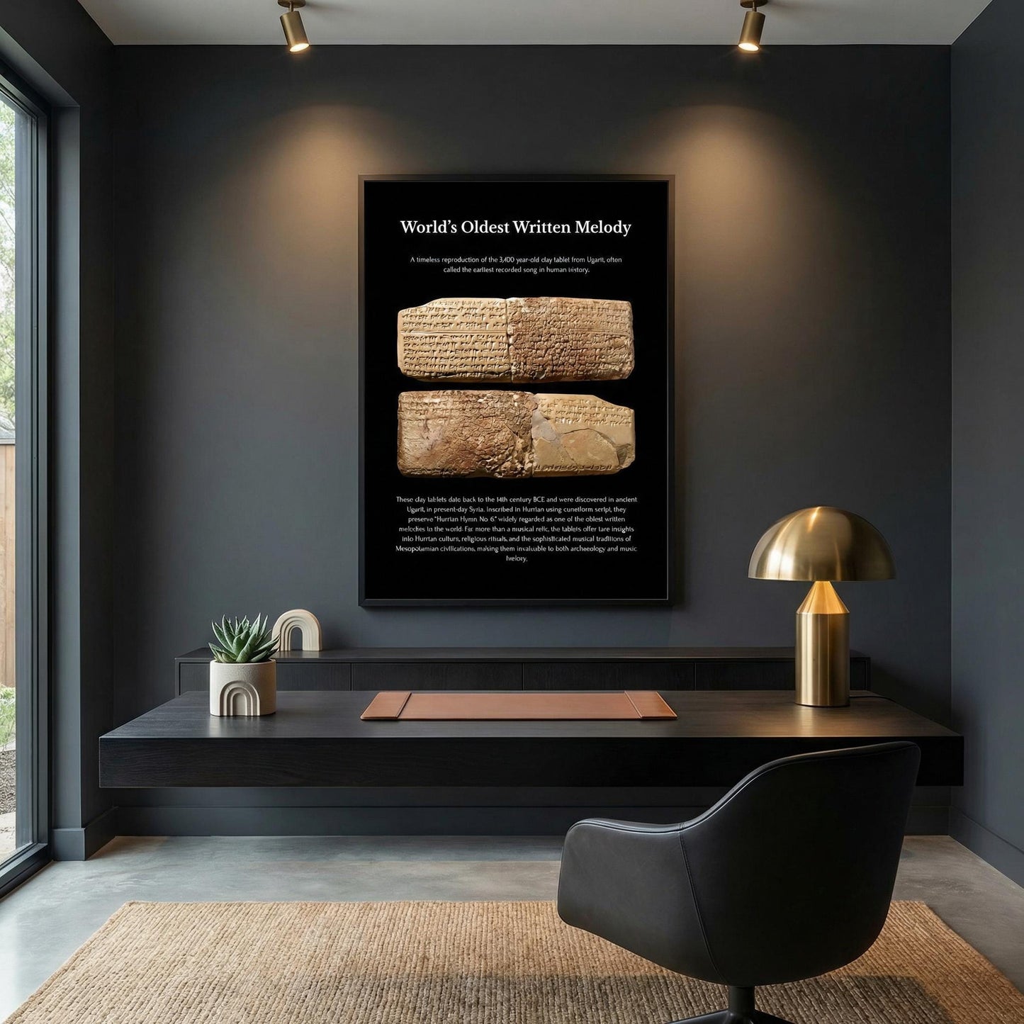 Hurrian Hymn Poster - Ancient Composer | Printable Music PDF Digital Download Teacher Gift