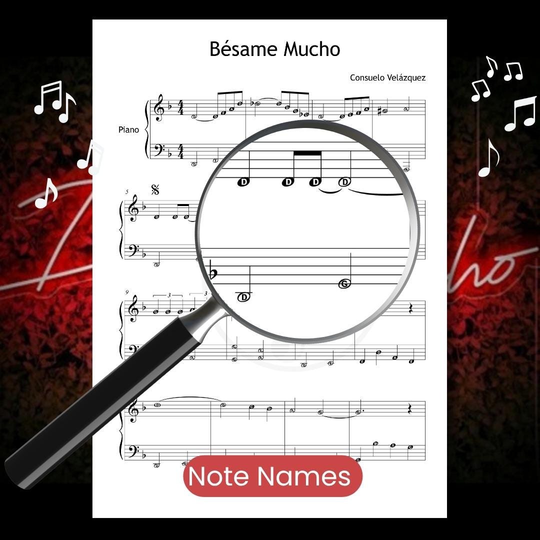 Besame Mucho Sheet Music – Romantic Latin Piano Ballad PDF with Video Guide