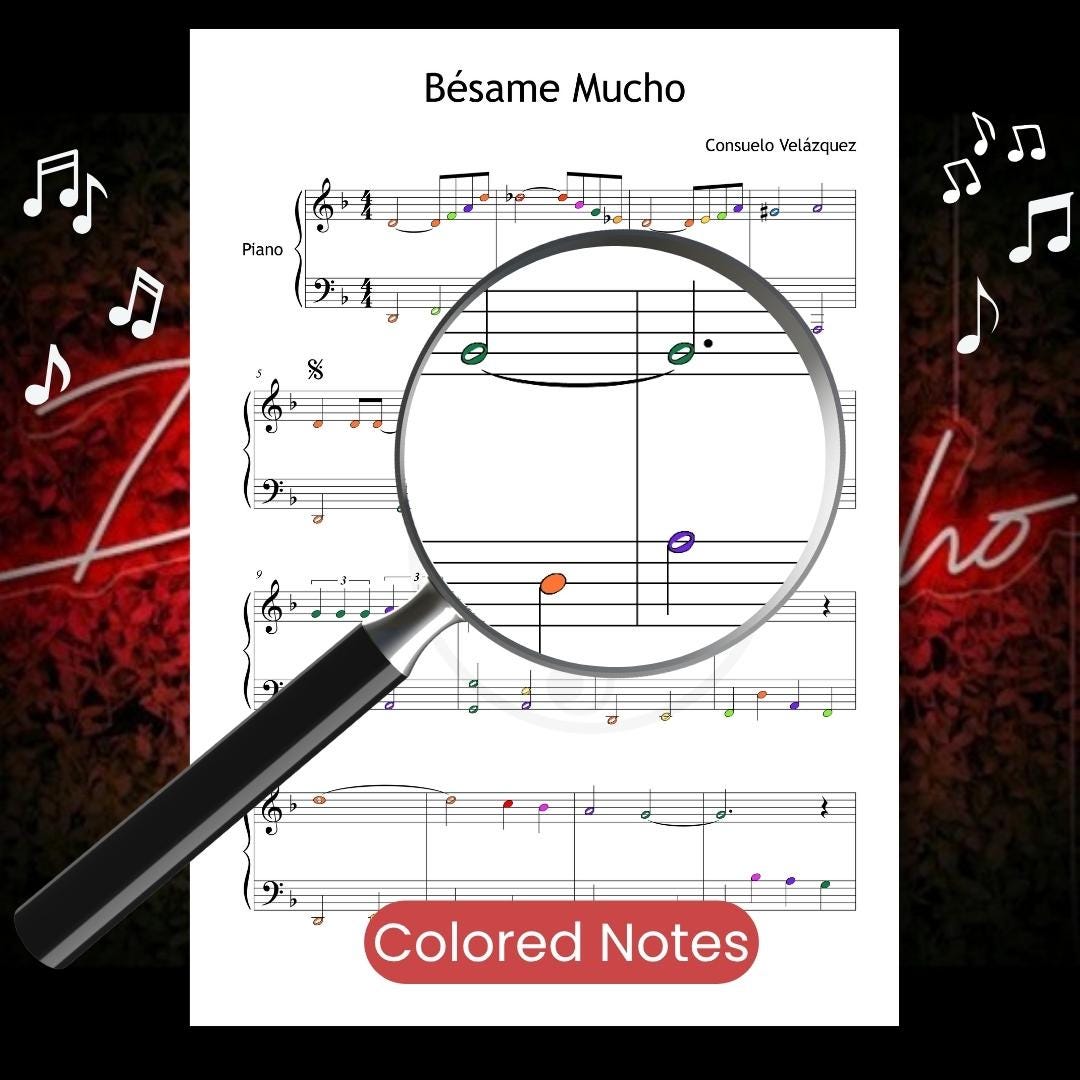 Besame Mucho Sheet Music – Romantic Latin Piano Ballad PDF with Video Guide