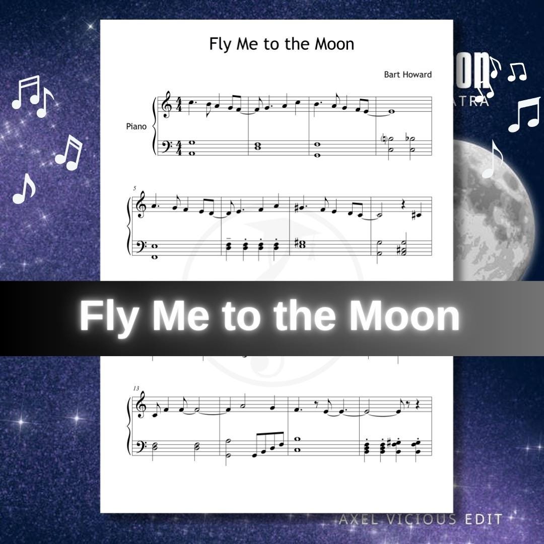 Fly Me to the Moon | Grade 3 & 4 Jazz Standard Piano PDF
