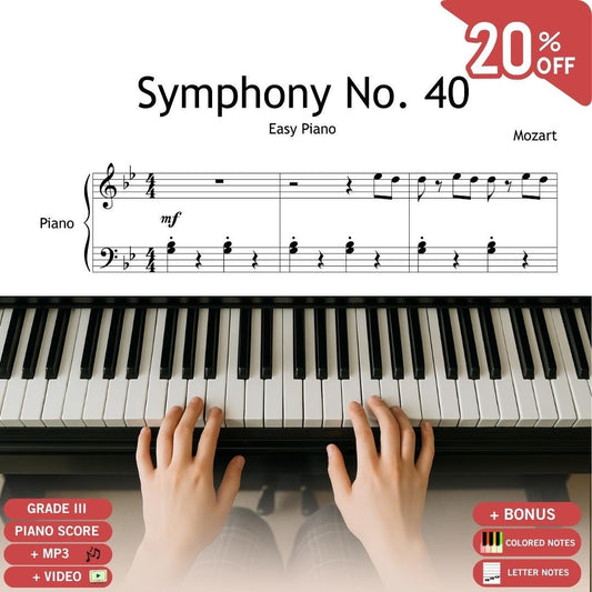 Symphony No. 40 by Mozart | Grade 3 Digital Download