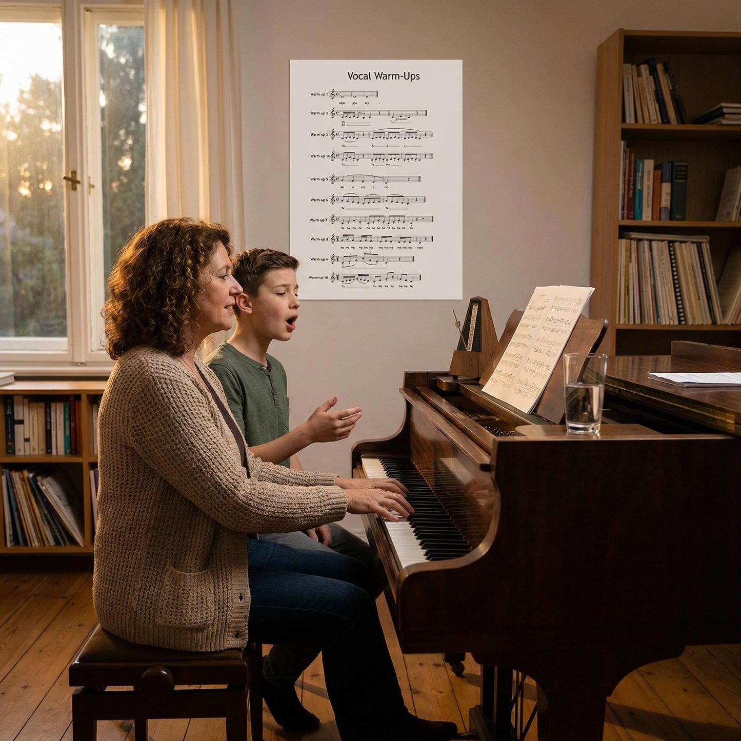 Vocal Warm Ups - Choir Warm Ups & Voice Exercises with Piano Accompaniment Guide