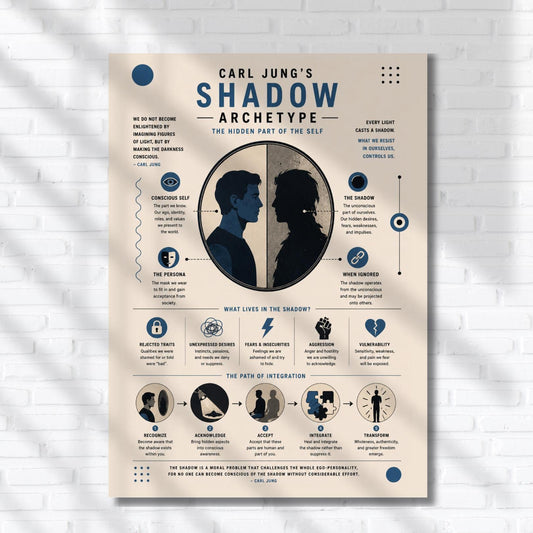 a poster of a man and a woman in shadow