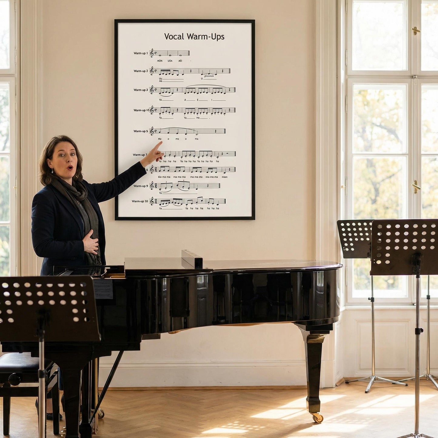Vocal Warm Ups - Choir Warm Ups & Voice Exercises with Piano Accompaniment Guide