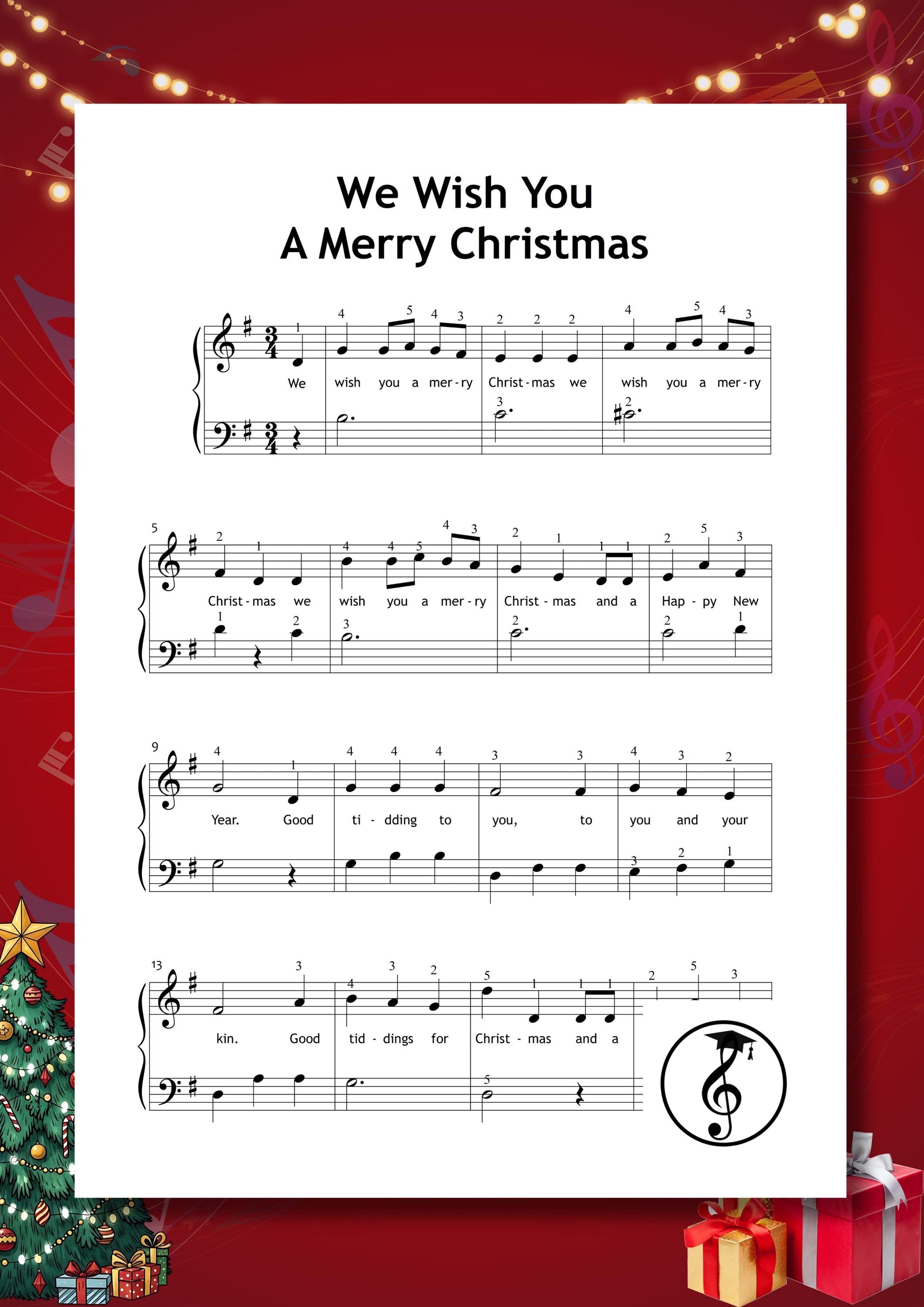 30 Best Christmas Songs Easy Piano PDF for Beginners – includes Jingle Bells, Deck the Halls, O Christmas Tree, Hallelujah, Silent Night, White Christmas, Joy to the World, O Holy Night, and The First Noel. Great for lessons, recitals, and piano gift ideas, printable easy Christmas piano sheet music PDF.
