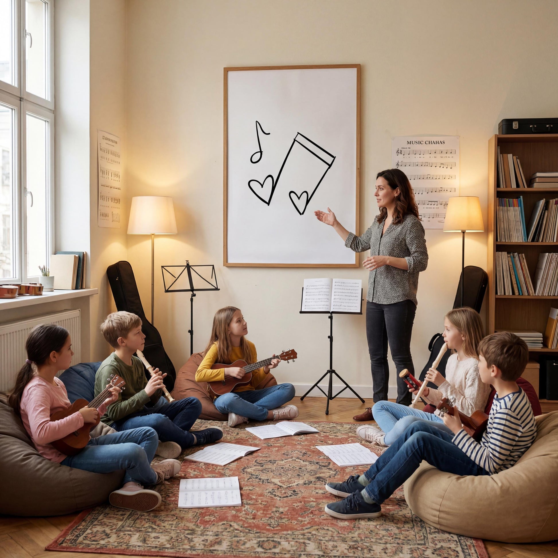 Printable music line art collection for studios and classrooms, showing elegant continuous-line illustrations that celebrate music, rhythm, and artistic expression.