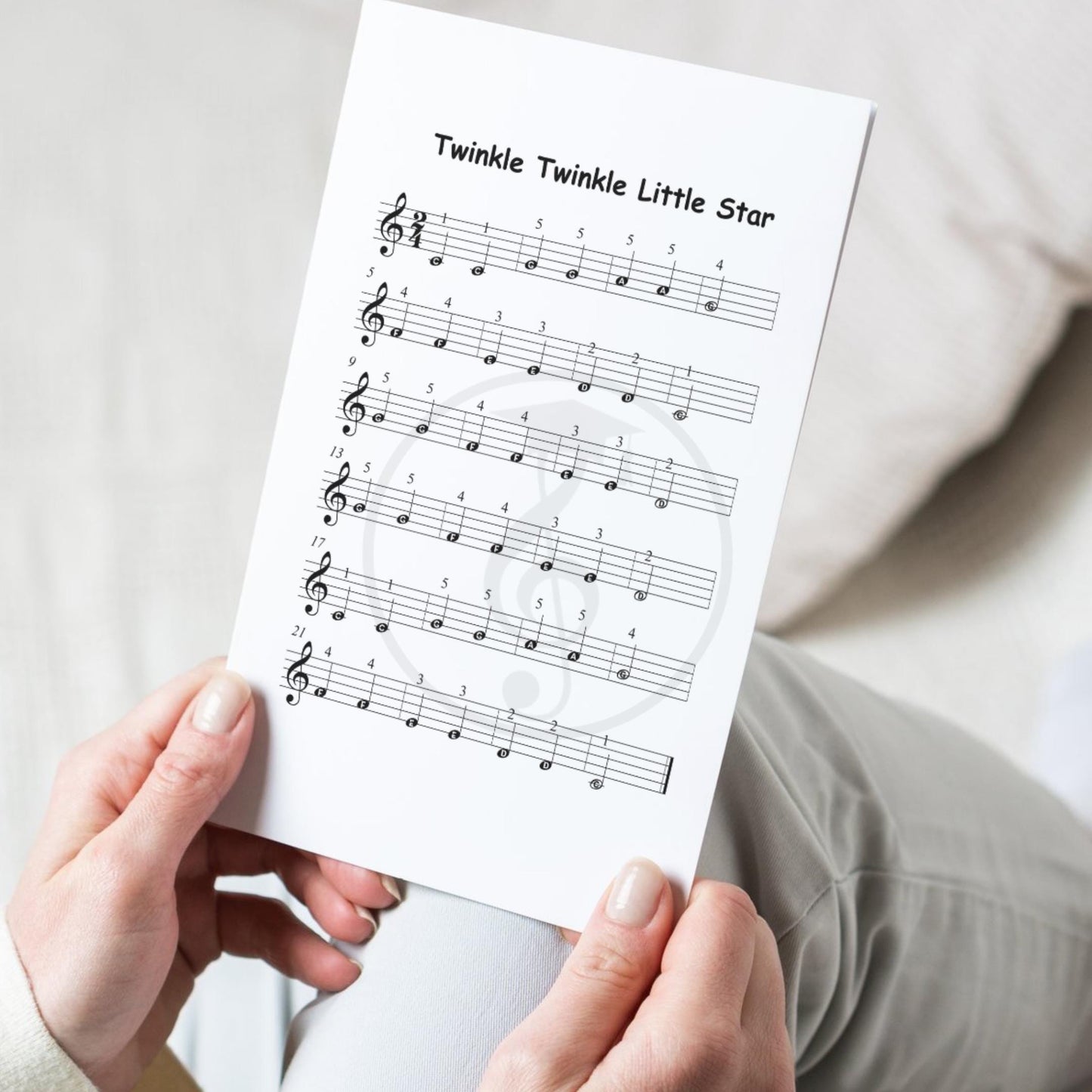 Twinkle Twinkle Little Star - Grade 0 - Easy Piano Sheet for Beginners | Colorful Notes + Finger Numbers | Educational Piano Resource