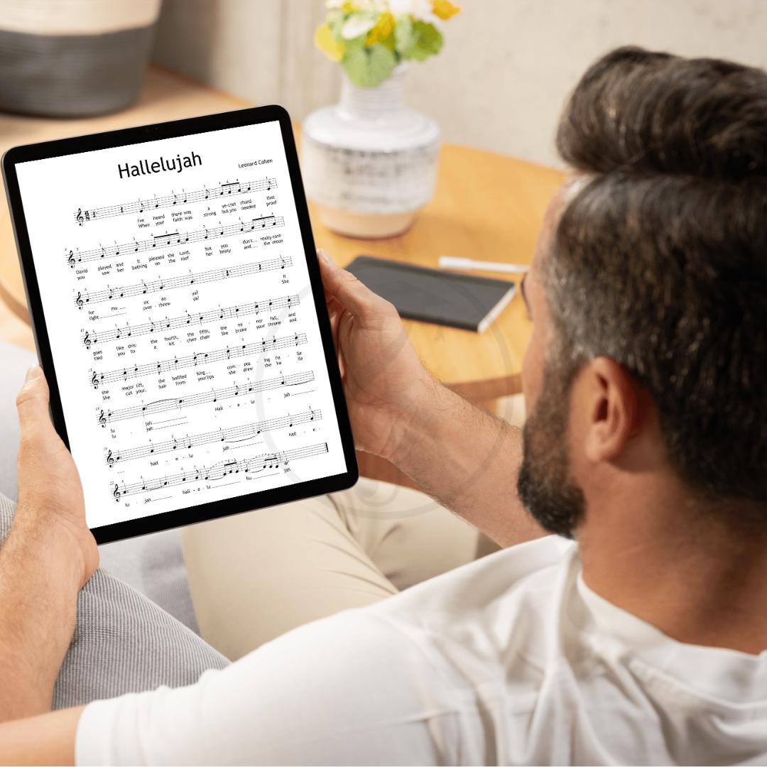 Hallelujah - Grade 0 Easy Christmas Piano Music PDF