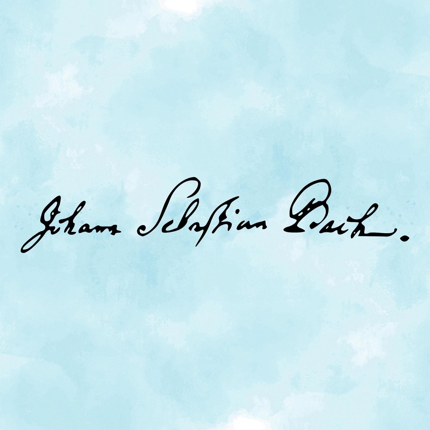 Signatures of the Great Composers digital download, premium printable wall art poster featuring authentic autographs of legendary composers Bach, Mozart, Beethoven, Chopin, Wagner, Brahms, Tchaikovsky, Debussy, and more, supplied as PDF and JPG files plus transparent PNG versions for creative use.