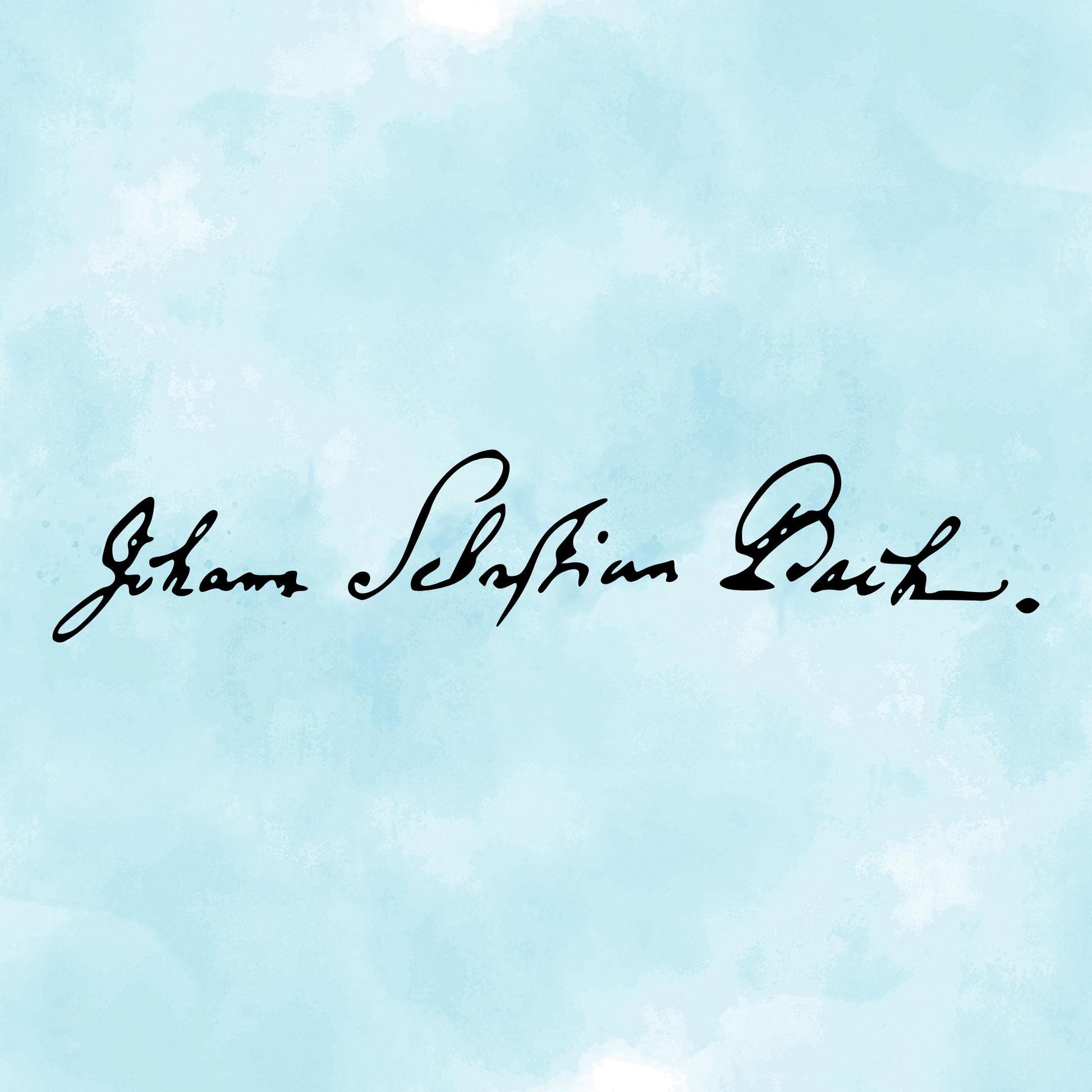 Signatures of the Great Composers digital download, premium printable wall art poster featuring authentic autographs of legendary composers Bach, Mozart, Beethoven, Chopin, Wagner, Brahms, Tchaikovsky, Debussy, and more, supplied as PDF and JPG files plus transparent PNG versions for creative use.