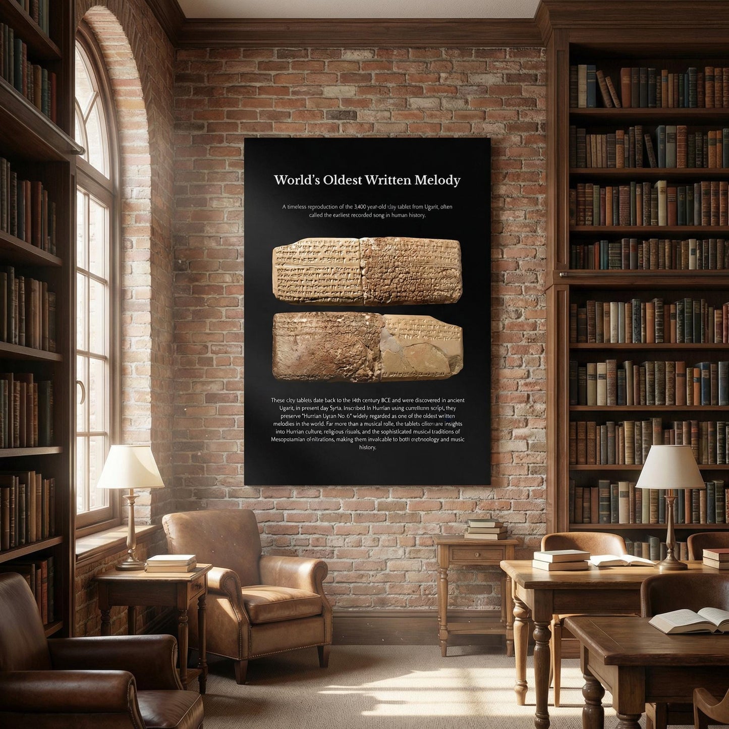 Hurrian Hymn Poster - Ancient Composer | Printable Music PDF Digital Download Teacher Gift