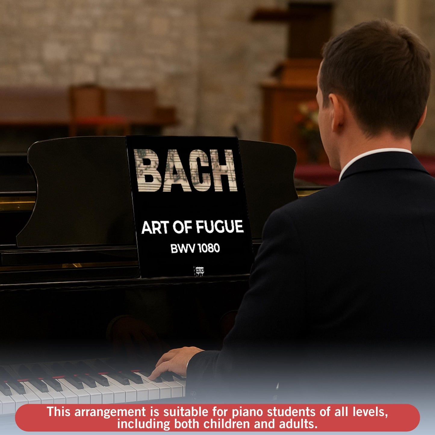 Johann Sebastian Bach’s The Art of Fugue BWV 1080 full piano score, 140 pages of digital sheet music PDF and PNG format, scholarly edition optimized for professional pianists, conservatories, and music theory courses, with clarity for both recital performance and private study.