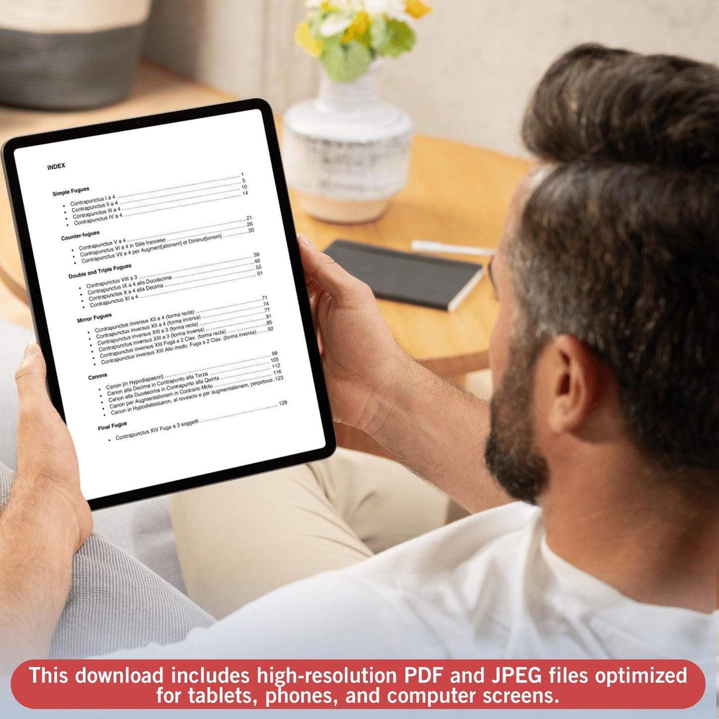 The Art of Fugue Bach 140-page complete piano score, digital PDF and PNG edition based on the composer’s original manuscript, offering professional readability for advanced students, performers, and musicologists engaged in contrapuntal analysis or stage preparation.