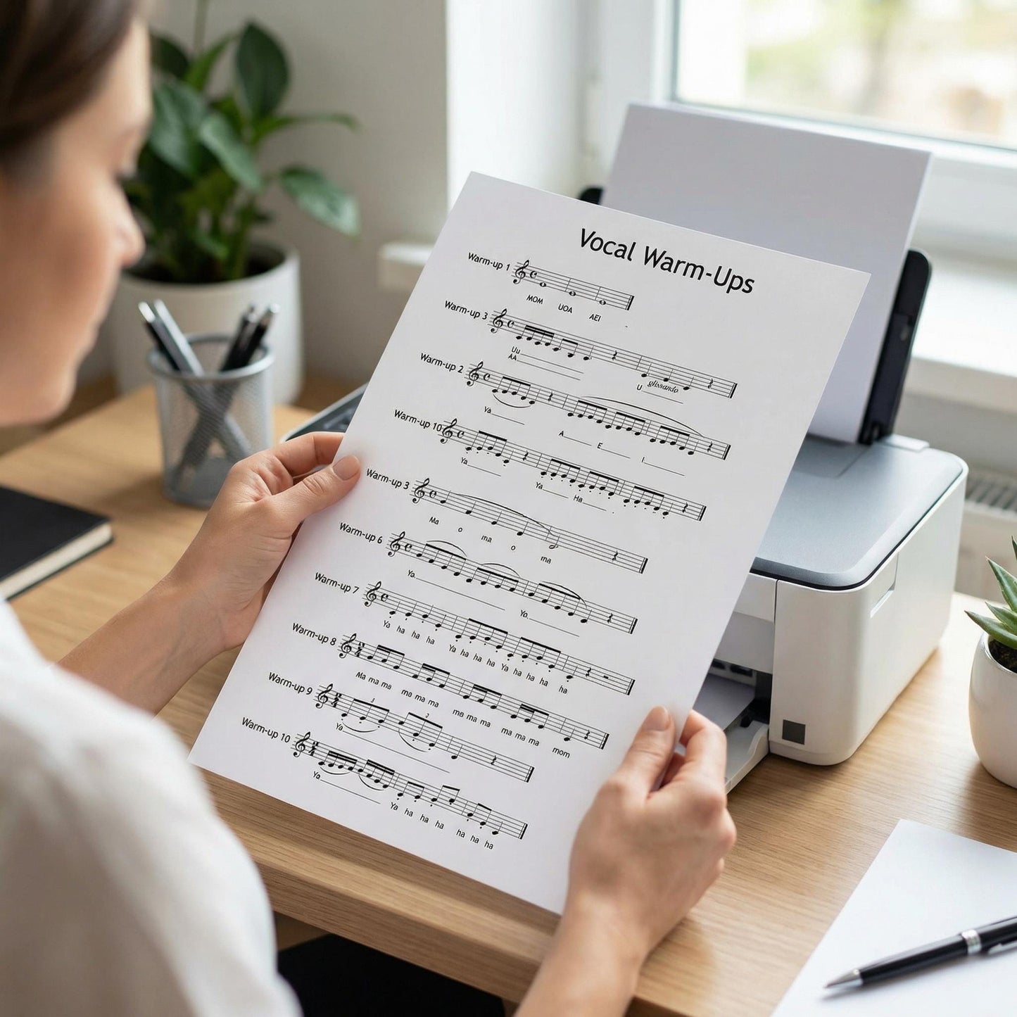 Vocal Warm Ups - Choir Warm Ups & Voice Exercises with Piano Accompaniment Guide