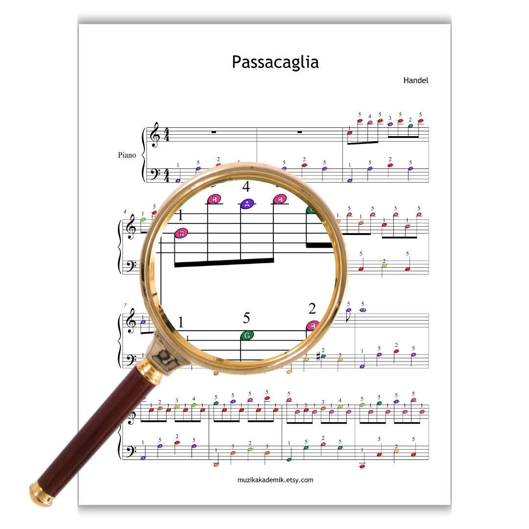 Passacaglia - Handel and Halvorsen | Grade 3 Easy Baroque Piano Music PDF & Video Download