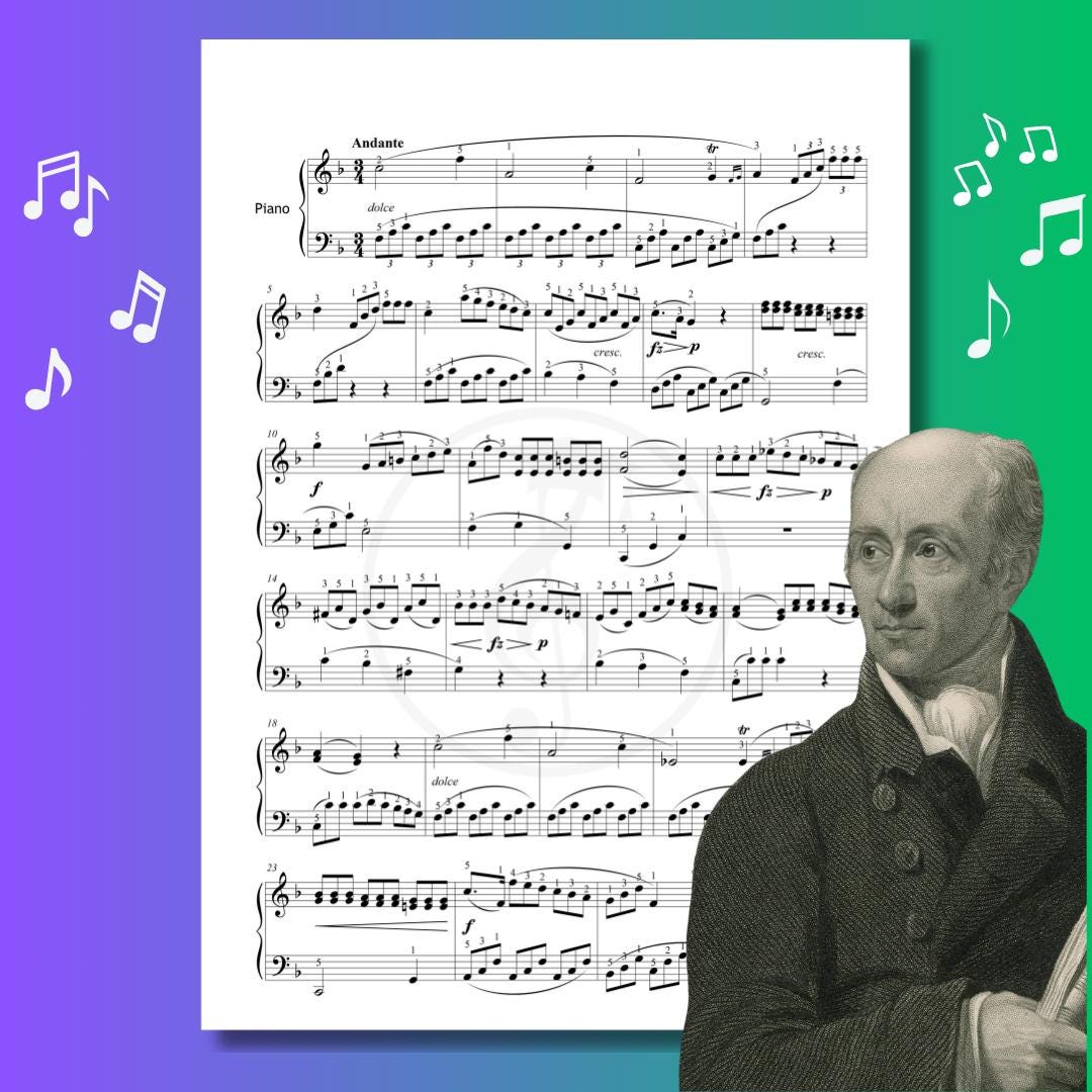 Simplified Clementi Sonatina edition supports students transitioning from beginner to intermediate level. Visual cues and layout help reinforce phrasing, structure, and tempo awareness.