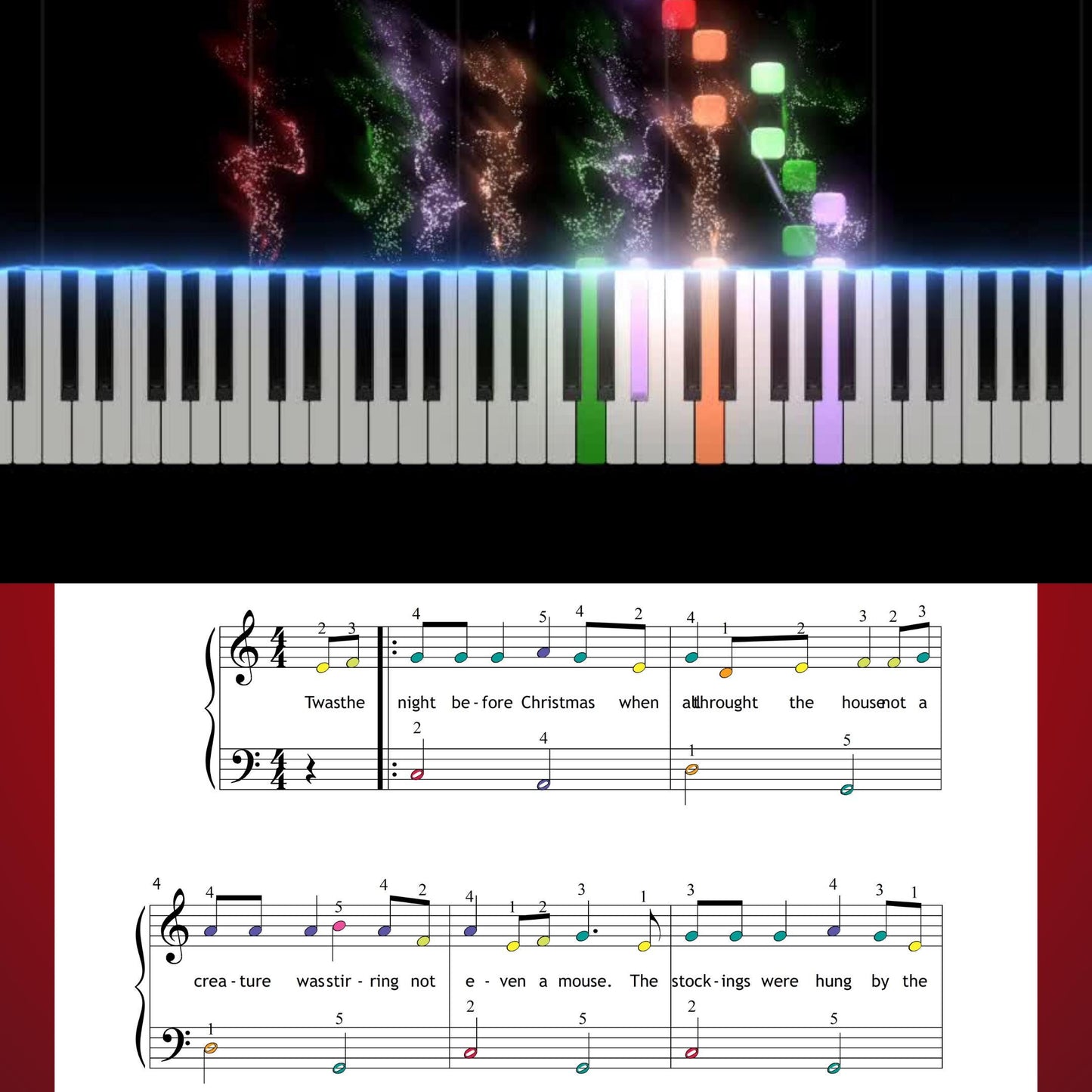 ’Twas the Night Before Christmas by Traditional beginner piano sheet music PDF gives teachers a festive resource that pairs simple notation with lyrics, ideal for introducing musical storytelling in winter lessons.