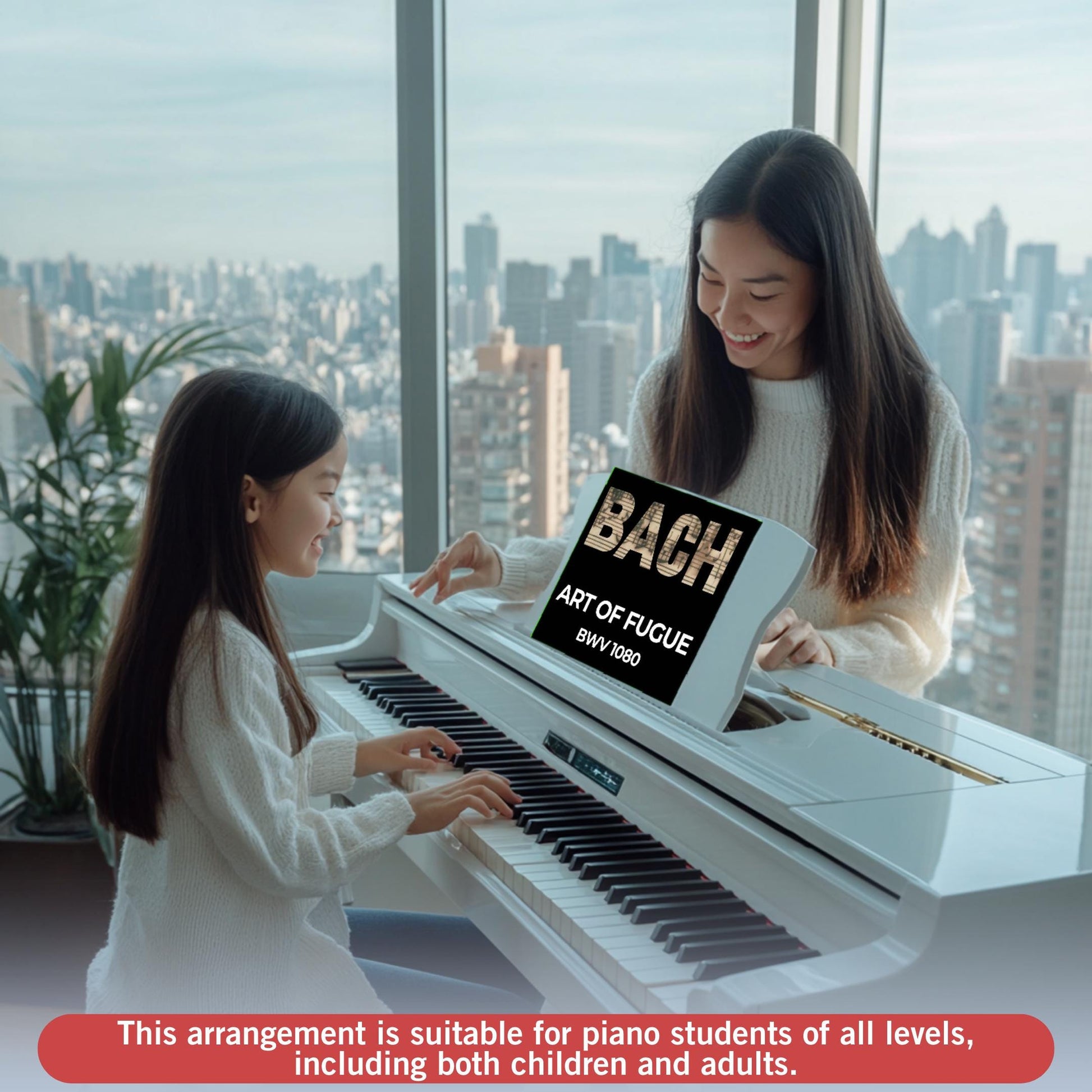 The Art of Fugue Johann Sebastian Bach complete 140 pages digital piano sheet music PDF and PNG, professional edition with clean notation and practical formatting, offering both performers and analysts an essential reference for mastering fugue and counterpoint.