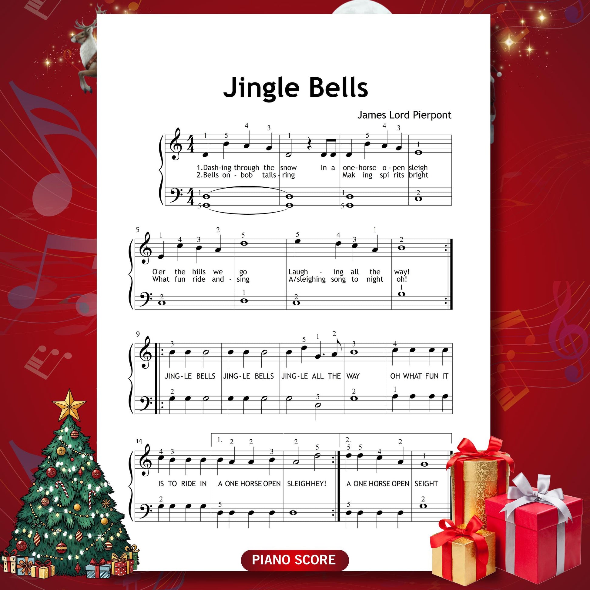 names, lyrics, and violin accompaniment, designed for cheerful beginner performances.