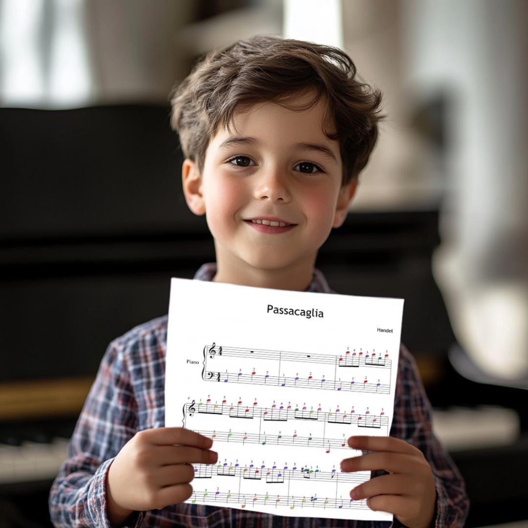 Passacaglia - Handel and Halvorsen | Grade 3 Easy Baroque Piano Music PDF & Video Download